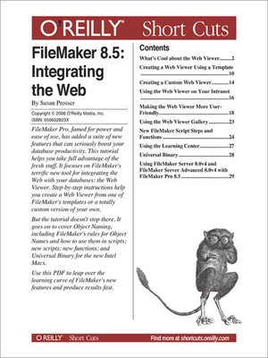 cover image of FileMaker 8.5